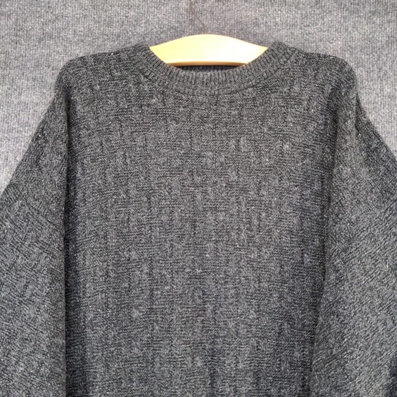 Cricketeer Men's Pullover Hand Framed Sweater Gray XXL 2XL Crew Neck 100% Cotton - Picture 3 of 11